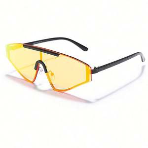 Gafas de Sol de Moda Vintage con Protección UV400, Lentes de Una Pieza, para Mujer, 2021 - Product Image 5