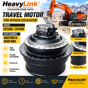 Fahrantrieb Endantrieb für Hitachi EX1200 ZX1200 Bagger Ersatzteil 69270013 9301480 - Product Image 5