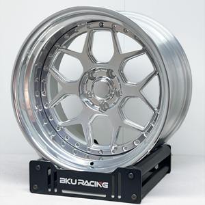 Cerchi in Lega Forgiati Bku a 2 Pezzi 5x112 per <span class=keywords><strong>Mercedes</strong></span> <span class=keywords><strong>Benz</strong></span> W123 W124 W202 W203 W204 <span class=keywords><strong>W126</strong></span> W140, Personalizzati 17 18 Pollici Deep Dish - Product Image 5