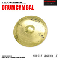 PD Factory High Quality Metal Cymbal Percussion Accessory for Drum Sets Professional Performance 56cm Diameter