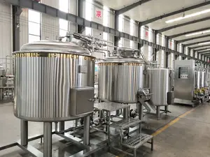 Yüksek kaliteli bira hazırlama ekipmanları 100L, 200L, 300L, 500L, 800L, 1000L çıkış bira ekipmanları fabrika doğrudan satış