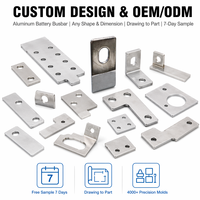 OEM/ODM Aluminium-Verbindungsplatte Busbar L-Form U-Form Flach Kundenspezifische Stanzteile Batteriepack EV-Modul Direkt ab Werk