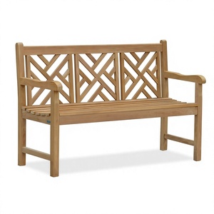 Banco de Jardín Moderno y Duradero de Madera de Teca, Muebles de Exterior - Product Image 1