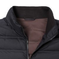 Veste d'hiver décontractée pour homme, en duvet, imperméable, respirante, résistante au vent, fermeture éclair, couleur unie, pour un usage quotidien