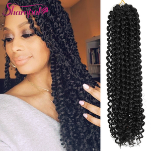 Passion Twist Wave Water extension capelli sintetici Crochet treccia capelli - Product Image 1