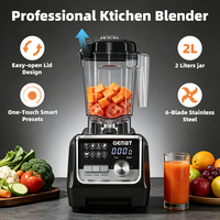 Licuadora Eléctrica Comercial de Alta Velocidad para Smoothies, Mezcladora de Frutas para Cocina