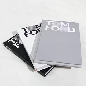 หนังสือจำลองสีเทาสีดำและสีขาวหนังสือภาษาอังกฤษ TOM เครื่องประดับการหมุนหน้าหนังสือการศึกษาเดสก์ท็อปอุปกรณ์ประกอบฉากการตกแต่งหนังสือ - Product Image 5