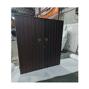 Cancello in Ferro Battuto a Doppia Anta per Giardino Stile Europeo - Product Image 3
