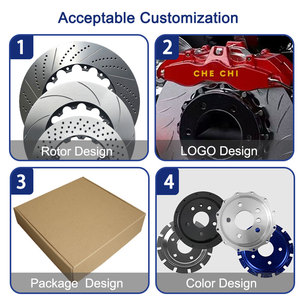 Tùy chỉnh thiết kế phanh đĩa rotor cho audi S6 S7 S8 RS6 rs7 - Product Image 6
