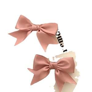 Super sweet and adorable new trendy braided <b>bow</b> hair <b>clip</b> for wispy bangs, perfect for adding a cute side-swept look. - Product Image 5