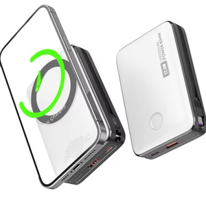 Power banks chargeur sans fil Magsafered de capacité différente avec 20000mah 10000mah 5000mah intégré dans le câble Powerbank pour Iphone 17 - Product Image 1