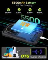 Smartphone robuste Ulefone Armor X32 Pro 5G Android 14, appareil photo 64MP, étanche, NFC, écran LCD, IP68, 90Hz, double SIM