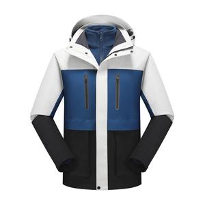 <span class=keywords><strong>Veste</strong></span> <span class=keywords><strong>de</strong></span> sport à doublure polaire amovible bicolore, fermeture éclair, coupe-vent d'hiver, <span class=keywords><strong>veste</strong></span> d'extérieur coupe-vent à séchage rapide - Product Image 4
