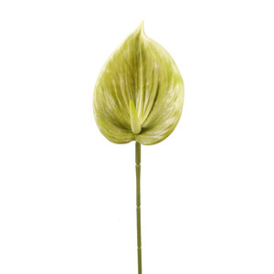 QIHAO <b>Artificial</b> Anthurium Flowers PVC Plastic High Simulation Wedding Home Decor Single <b>Stem</b> 3D Design - Product Image 5