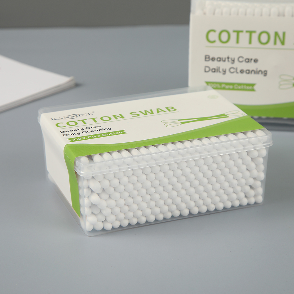 Оптовая продажа, высокое качество, Q Tips, экологически чистые натуральные биоразлагаемые Qtips с двойной головкой, 200 шт., ватные тампоны для чистки