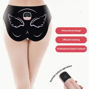 EMS Hip Estimulador Muscular Eletrônico Portátil Inteligente Vibração Muscular Massager Pad 6 Modos para Ems Body Fitness Metal Ela