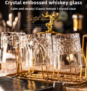 Modern European Whiskey Wine <strong>Glasses</strong> Crystal <strong>Glass</strong> <strong>Spirit</strong> Bar Liquor Beer <strong>Glasses</strong> 290ml Customizable Logo - Product Image 6