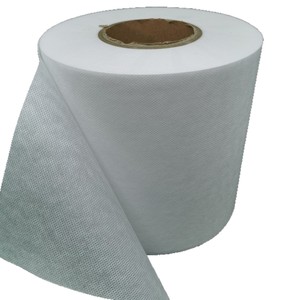 Hm Huiming Nonwoven <b>Fabric</b> <b>Roll</b> 45gsm 12.5-24cm Width Food Grade Heat Sealable Spunbond Hot Rolling For Packaging - Product Image 2