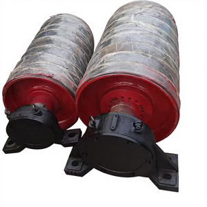 Yeni Madencilik Uygulaması Ağır Hizmet Tipi Karbon Çelik Tambur Başlığı Kasnaklı Bantlı Konveyör Tahrik Tamburu Çiftlik Kullanımı İçin Kauçuk Kaplama - Product Image 2