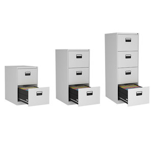 Armoire de classement verticale autoportante en acier moderne à 2/3/4 tiroirs pour la maison, le bureau, l'atelier, l'école, l'hôpital, le salon - Product Image 2