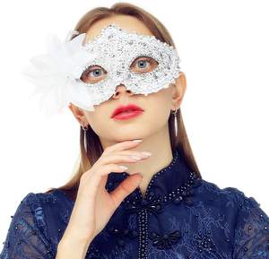 Maskeli balo maskesi kadınlar venedik dantel göz maskeleri karnaval balo balo süslü elbise parti malzemeleri - Product Image 5