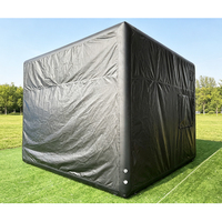 NB-TE058 Enceinte de simulateur de golf gonflable rembourrée sur mesure pour l'entraînement en extérieur