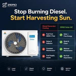 ZERO GMCC <b>Compressor</b> Solar Hybrid AC 9K-24K BTU R32 20 SEER MPPT Wall Mounted Split <b>Air</b> Conditioner Solar Direct-Drive MPPT Tech - Product Image 3