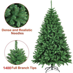 <span class=keywords><strong>Albero</strong></span> di Natale Artificiale in PVC da 1,8 m con Supporto in Metallo per Decorazioni Interne, Casa e Feste - Ingrosso 2026 - Product Image 5