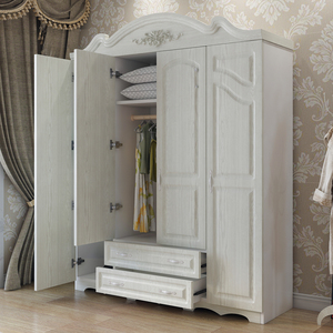 Tủ Quần Áo MDF Màu Trắng Tùy Chỉnh Với Ngăn Kéo Và Gương Trang Chủ Tủ Quần Áo Di Động 5 Cửa Mdf Phòng Ngủ Armoire Tủ Quần Áo - Product Image 5