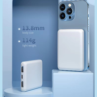 IS-P269 Meilleures ventes, batterie externe sans fil mince de 5000 mAh avec entrée Micro USB