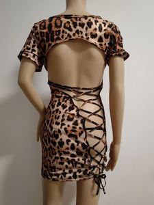 Pijamas de Leopardo para Mujer, Ropa de Dormir, Camisón Sexy, <span class=keywords><strong>Disfraz</strong></span> para Mujer - Product Image 6