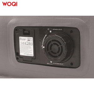 WOQI tek kişi akın kumaş PVC şişme yatak dahili elektrik ile hava pompası - Product Image 5