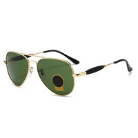 Lunettes de soleil tendance 3517 pour femmes et hommes, monture métallique, protection UV400, style classique, haute qualité, pilote, luxe, designer