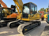 Excavatrice Komatsu PC200-7 d'occasion, pelle sur chenilles de seconde main à vendre, 20 tonnes, godet de 0,8 m, boîte de vitesses, moteur