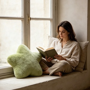 Multiple Uses 30-50cm Cute Soft Plush Children Sleeping Sofa Home Decor Kids Adults Gift <strong>Star</strong> Velvet Pillow <strong>Cushion</strong> - Product Image 2