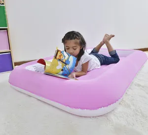 Flocked Outdoor Inflatable Children Toddler Kids Baby Travelling Air Bed