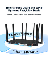 ZBT Z8102AX-T - Router LTE de Doble SIM con Chipset MTK7981B, Router Wifi6 de 3000Mbps y 5g con Ranura para Tarjeta SIM