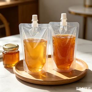 Baby Safe Grade Spout Bag 200mL 250mL Harmless Composition For Infant Food Puree <b>Storage</b> Bag - Product Image 1