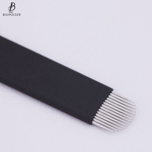 Microcuchillas de <span class=keywords><strong>Microblading</strong></span> Extremadamente Finas de 0.18mm, <span class=keywords><strong>Agujas</strong></span> para Maquillaje Permanente, Tatuaje de Cejas, <span class=keywords><strong>Microblading</strong></span>, Bordado 3D - Product Image 1