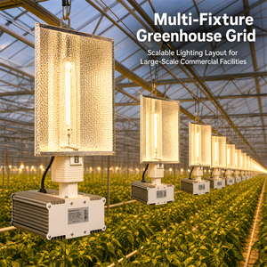 Lámpara de Cultivo Hortlight de <span class=keywords><strong>600W</strong></span> <span class=keywords><strong>HPS</strong></span>, 340V-420V, 100KHz, Súper Alta Frecuencia, Accesorio Electrónico para Cultivo Comercial de Flores - Product Image 5