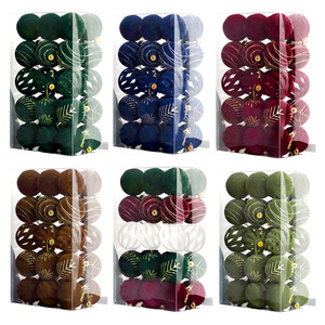 ลูกบอลคริสต์มาส ของตกแต่งต้นคริสต์มาส ลูกบอลประดับคริสต์มาส - Product Image 6