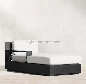 Meubles de jardin modernes en aluminium, coussins épais, chaise longue inclinable, canapés - Product Image 3