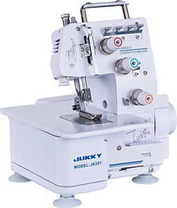 Máy may vắt sổ JUKKY JK-257 chất lượng cao dùng trong gia đình, máy may may mặc mới, may hai kim - Product Image 1