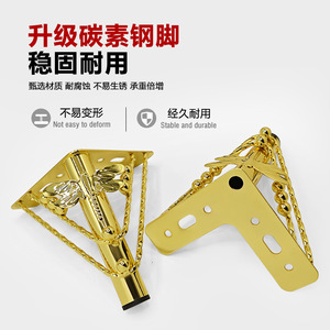 Patas para Muebles Wansheng de 15 cm, de Acero Inoxidable con Cuentas Trenzadas de Titanio, Estilo Moderno y Lujoso para Sofá, Cama o Gabinete - Product Image 4