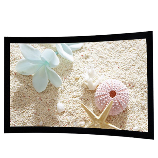 120 Inch 4K Acoustically Transparent Fabric Seamless Splicing Projection Screen for 2.0-3.0 Cinema Enhanced Gain Performance