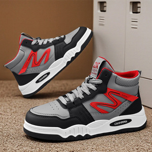 Zapatillas de Hombre de Caña Alta con Malla Transpirable, Calzado Casual de Moda, Tendencia Otoño/Invierno 2026, con Aumento de Altura - Product Image 3