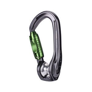 Escalade en plein air alpinisme escalade haute altitude croisement <span class=keywords><strong>tyrolienne</strong></span> poulie serrure <span class=keywords><strong>mousqueton</strong></span> en aluminium avec poulie - Product Image 3