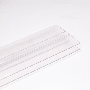 H Shape Snap Plastic Polycarbonate Profiles Connect PC Sheet Transparent Polycarbonate Sheet Connector H And U Profile