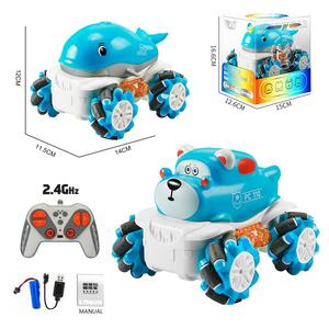 Coche de Acrobacias con Control Remoto SINO de 2.4Ghz y 9 Canales, Escala 1/36, Diseño de Dibujos Animados, Escalada, Rotación de 360 Grados, Luces, Cargador, Listo para Usar - Product Image 3