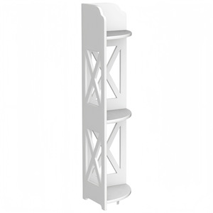 <b>Corner</b> Shelf 3 Tier Floor Standing <b>Storage</b> <b>Unit</b> For Kitchen Bedroom Living Room - Product Image 5